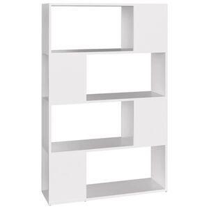 vidaXL Biblioth&egrave;que/S&eacute;parateur de pi&egrave;ce Blanc Bois d'ing&eacute;nierie