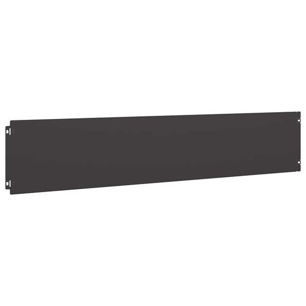 vidaXL Bordures de pelouse 30 pcs noir 20x103 cm acier lamin&eacute; &agrave; froid