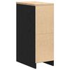 vidaXL Armoire de rangement de garage noir 30x51x85 cm bois de pin