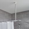 Kleine Wolke Support de tringle de rideau de douche 60 cm Chrome
