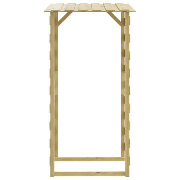 vidaXL Pergolas avec toits 3 pcs 100x90x200 cm Bois de pin impr&eacute;gn&eacute;