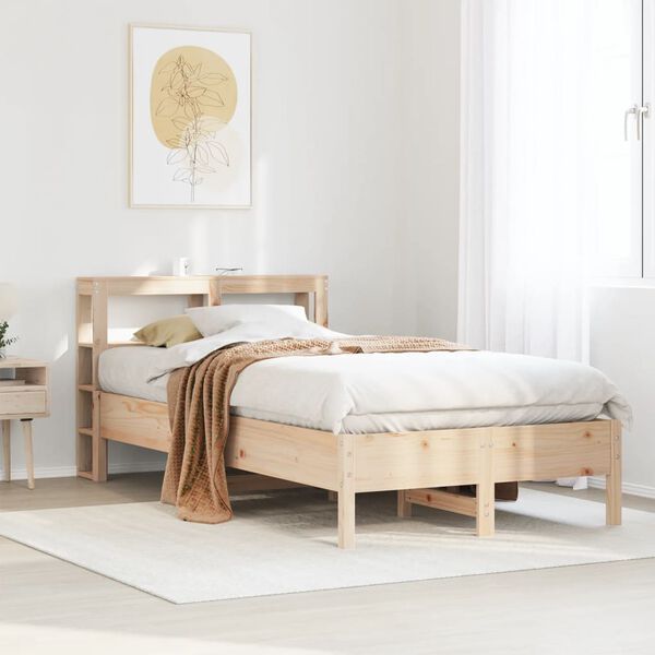 vidaXL Cadre de lit sans matelas 90x190 cm bois de pin massif