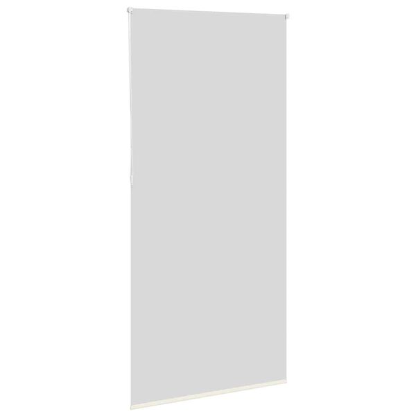 vidaXL Store enrouleur occultant blanc cass&eacute; 115x210 cm largeur tissu