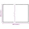 vidaXL Housse de protection plantes avec œillets 3x6 m polyéthylène