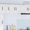 vidaXL Armoire de cuisine Kalmar 2 pcs Blanc brillant 30 x 31 x 40 cm
