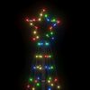 vidaXL Sapin de No&euml;l &agrave; LED avec piquets 220 LED color&eacute;es 180 cm