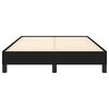 vidaXL Cadre de lit sans matelas noir 120x200 cm tissu