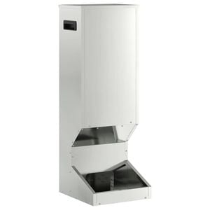 vidaXL Nourrisseur pour cerfs Argent 28 x 30 x 80 cm 3 kg