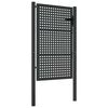 vidaXL Portail de jardin Anthracite 100x150 cm Acier