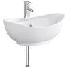 vidaXL Lavabo de salle de bains Chrome 59 x 35 x 21 cm m&eacute;tal