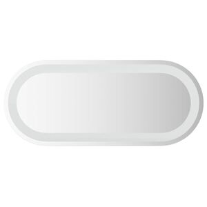 vidaXL Miroir de salle de bain LED Transparent 70 x 30 cm verre tremp&eacute;