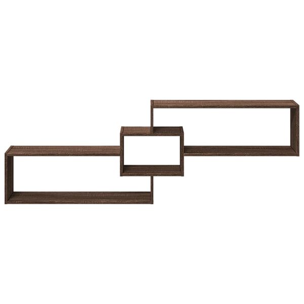 vidaXL Armoire murale 158x18x53 cm ch&ecirc;ne marron bois d'ing&eacute;nierie