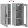 vidaXL Armoire murale gris b&eacute;ton 34,5x34x90 cm