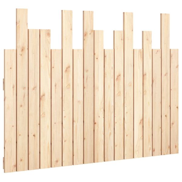 vidaXL T&ecirc;te de lit murale 108x3x80 cm Bois massif de pin