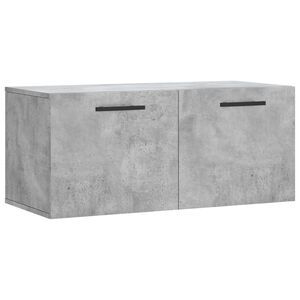 vidaXL Armoire murale gris b&eacute;ton 80x36,5x35 cm bois d'ing&eacute;nierie