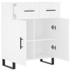 vidaXL Buffet blanc 69,5x34x90 cm bois d'ing&eacute;nierie