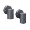 vidaXL Applique murale d'ext&eacute;rieur 2 pcs Acier