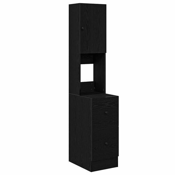 vidaXL Armoire de cuisine avec tiroir Chêne noir Bois d'ingénierie