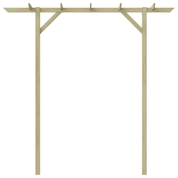vidaXL Pergola de jardin 205 x 40 x 203 cm Bois