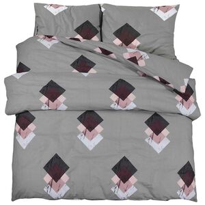 vidaXL Ensemble de housse de couette multicolore 200x200 cm coton