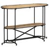 vidaXL Table console 110x42x76 cm bois massif de manguier brut