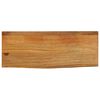 vidaXL Dessus de table &agrave; bord vivant 70x20x3,8 cm bois massif manguier