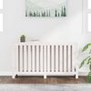 vidaXL Cache-radiateur Blanc 153x19x84 cm Bois massif de pin