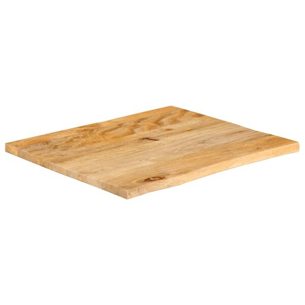 vidaXL Dessus de table &agrave; bord vivant 80x80x3,8 cm bois massif manguier