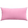 vidaXL Coussins de canapé 2 pcs Rose 80 x 40 cm tissu