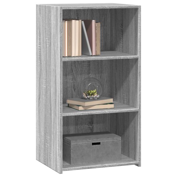 vidaXL Buffet sonoma gris 50x41x93 cm bois d'ing&eacute;nierie