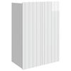 vidaXL Armoire Murale Blanc brillant 66 x 34,5 x 92 cm