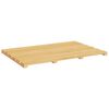 vidaXL Tapis de bain bambou 54x36 cm
