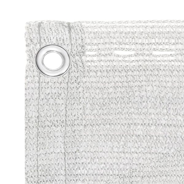 vidaXL &Eacute;cran de balcon Blanc 75x500 cm PEHD