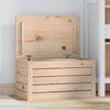 vidaXL Boîte de rangement 59,5x36,5x33 cm Bois massif de pin