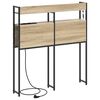vidaXL T&ecirc;te de lit de rangement Ch&ecirc;ne sonoma 90 cm Bois d'ing&eacute;nierie