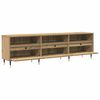 vidaXL Meuble TV 150 x 30 x 45 cm Ch&ecirc;ne artisanal Bois d'ing&eacute;nierie