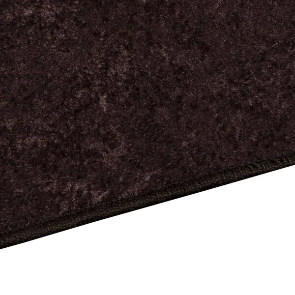vidaXL Coureur de Tapis MARSA Anthracite 100 x 100 cm Polyester et PVC