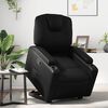 vidaXL Fauteuil inclinable Noir Similicuir