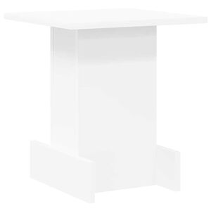 vidaXL Table d'appoint Blanc 35,5 x 35 x 40 cm Bois d'ing&eacute;nierie