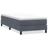 vidaXL Sommier &agrave; lattes de lit sans matelas gris fonc&eacute; 100x210 cm