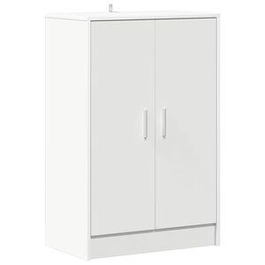 vidaXL Meubles &agrave; chaussures 60 x 35 x 92 cm Blanc