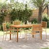 vidaXL Ensemble de salle &agrave; manger pour jardin 5 pcs Beige Poly rotin