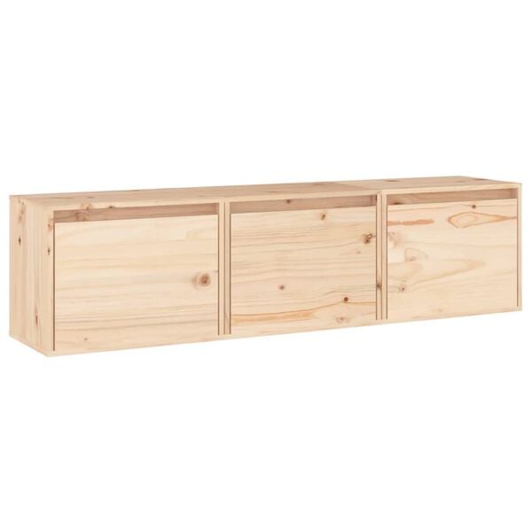 vidaXL Meubles TV 3 pcs Bois massif de pin