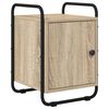 vidaXL Table de chevet Ch&ecirc;ne Sonoma Bois d'ing&eacute;nierie