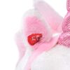 vidaXL Jouet en peluche Licorne Blanc et rose XXL