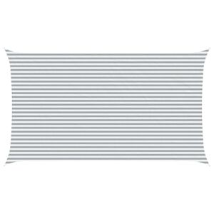 vidaXL Voile d'ombre Gris clair et blanc 7 x 4 m