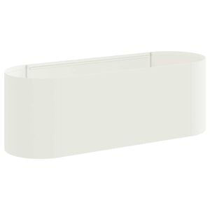 vidaXL Jardin sur&eacute;lev&eacute; Blanc 120 x 40 x 40 cm