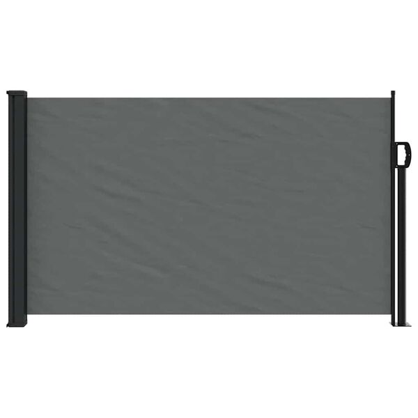 vidaXL Store lat&eacute;ral r&eacute;tractable Anthracite 120 x 500 cm