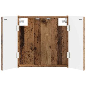vidaXL Cabinet pour cible ALKMAAR Bois ancien 52,5 x 10,5 x 53,5 cm