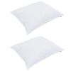 vidaXL Couette avec oreiller 3 pcs Blanc Microfibre